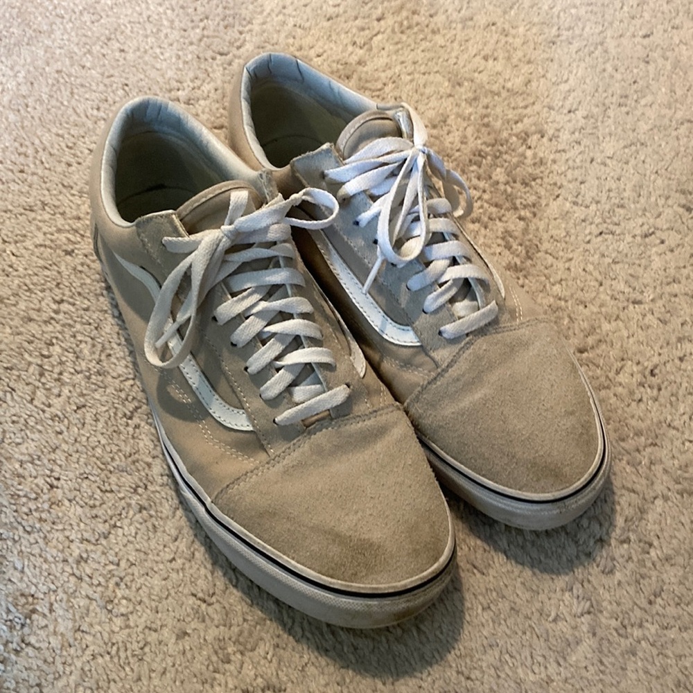 Vans old skool shoes beige/tan